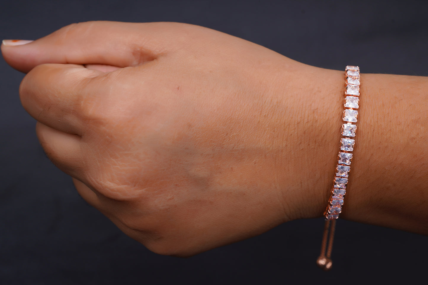 Elegant rose gold watch paired with a dazzling diamond bracelet combo gift for sister...