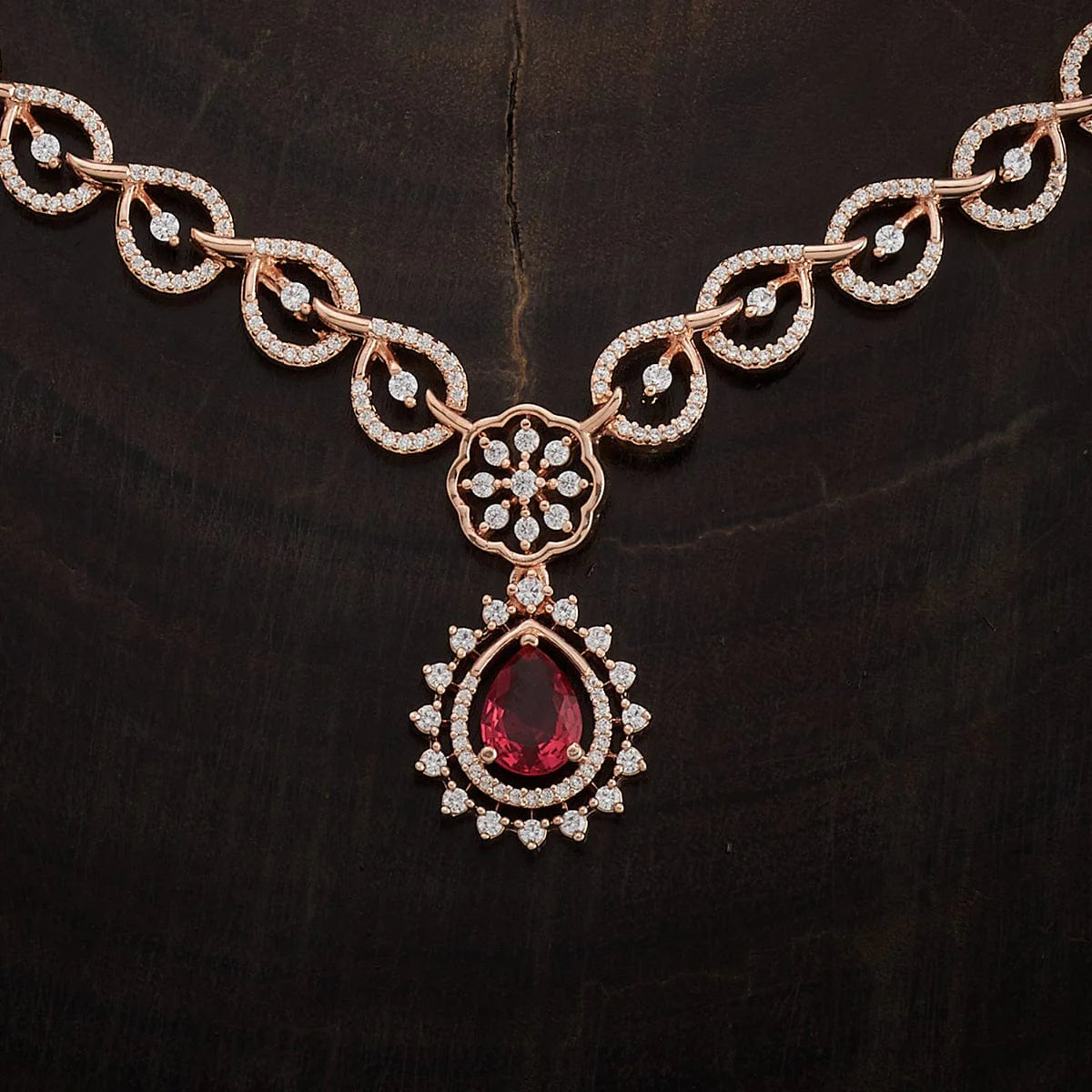 Zircon Necklace 1110
